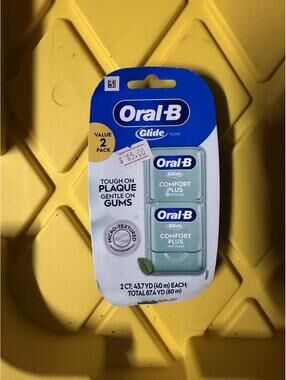 Oral-B Glide Comfort Plus Mint Toothbrushes 2 Pack
